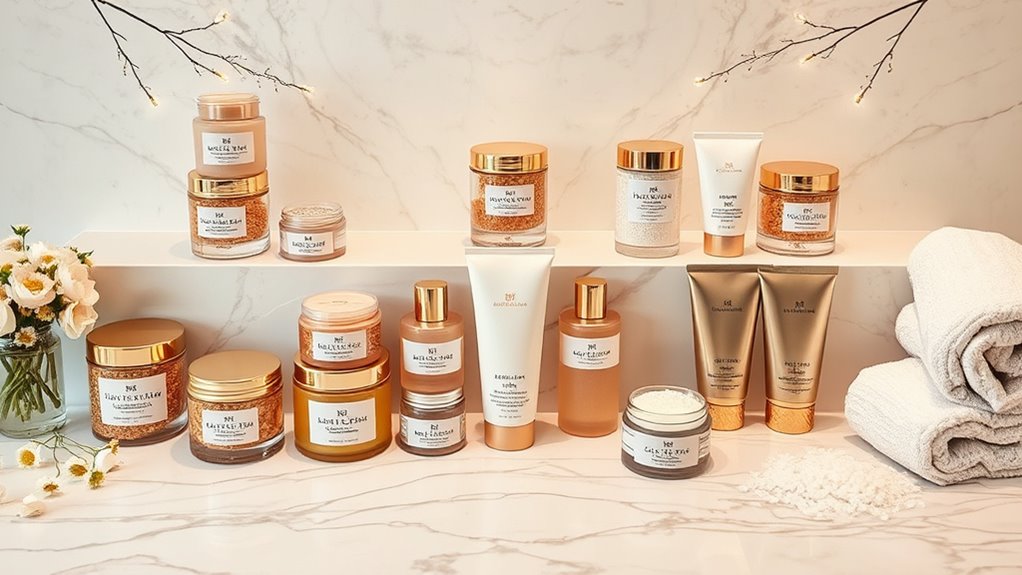 luxury body scrub sets