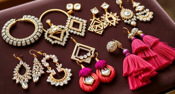 luxury bold earrings