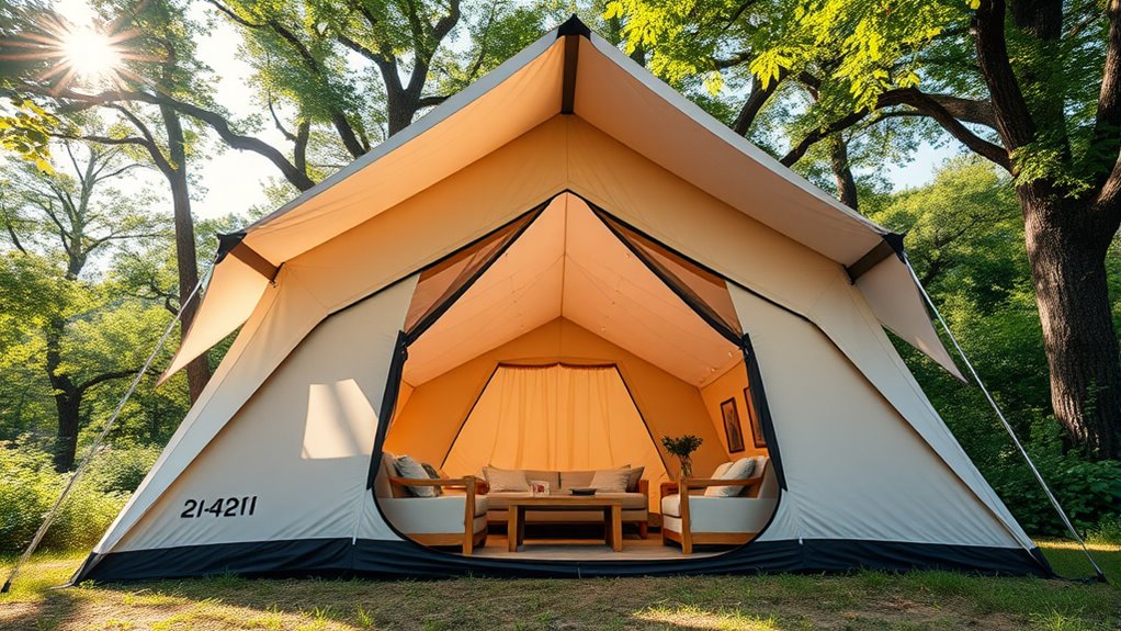 luxury durable camping tents