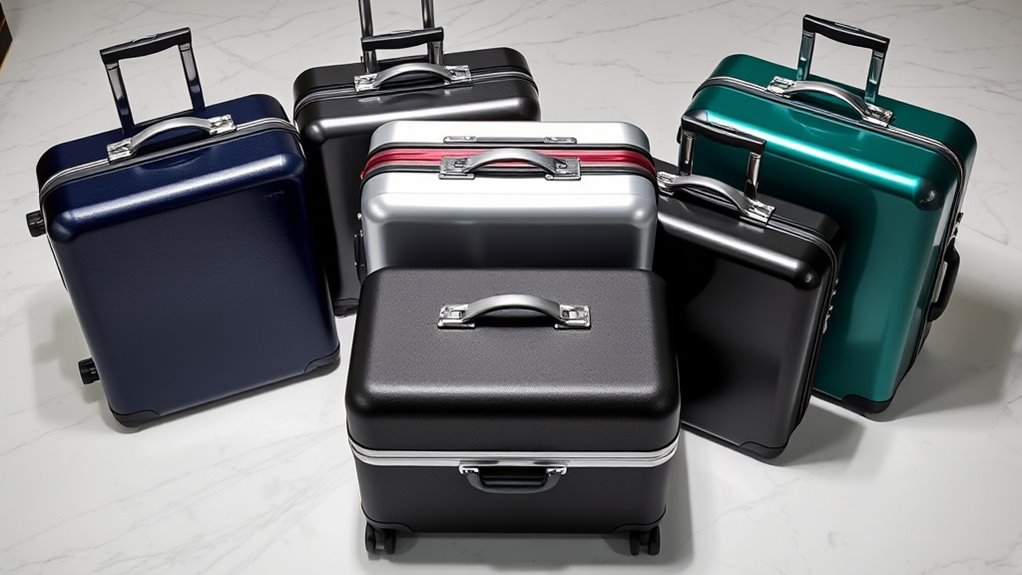 luxury durable suitcase sets