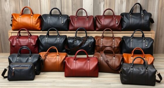luxury leather travel bags