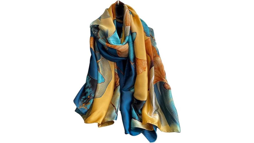 luxury mulberry silk scarf