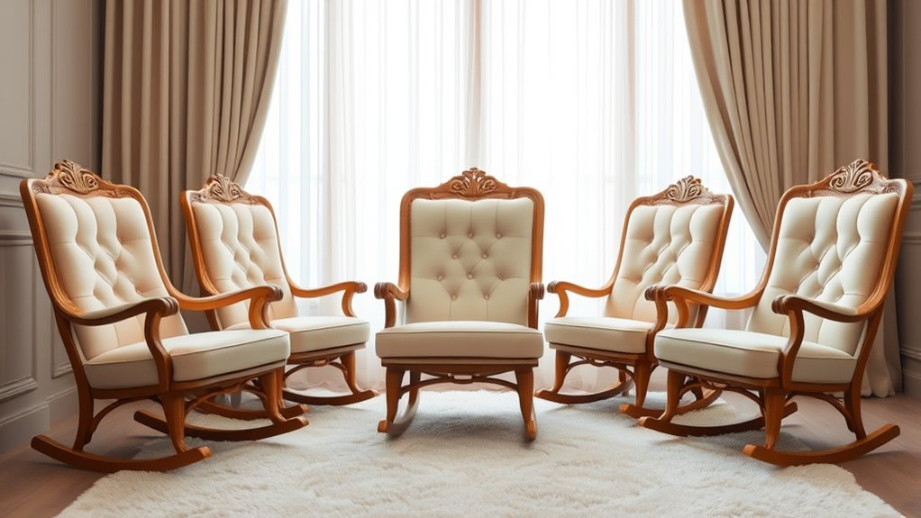 luxury nursery rocking chairs