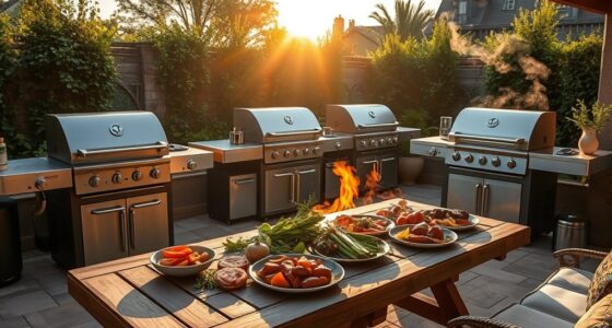 luxury outdoor grilling options