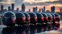 luxury protective motorcycle helmets