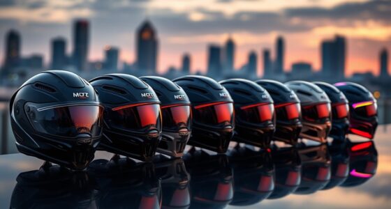 luxury protective motorcycle helmets