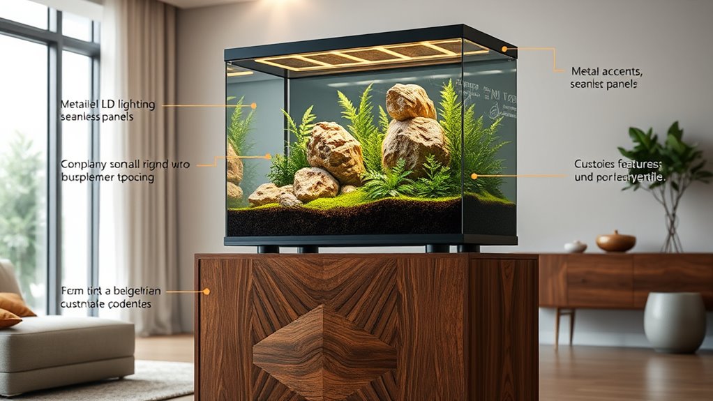 luxury reptile terrarium designs