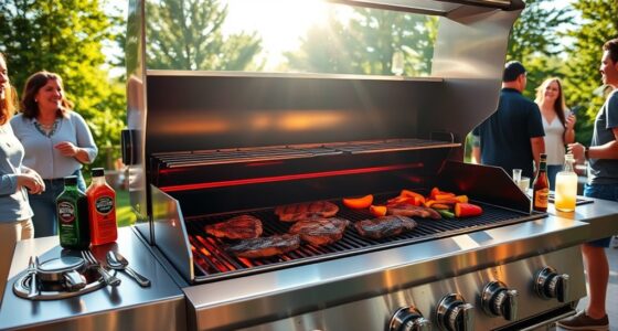 luxury tailgate grilling options