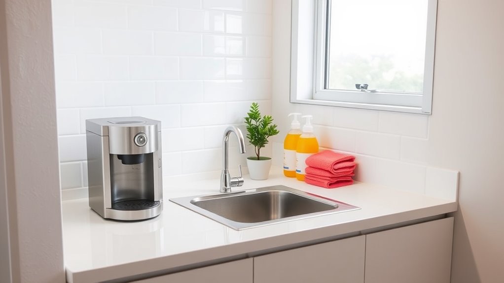 maintain clean breakroom environment