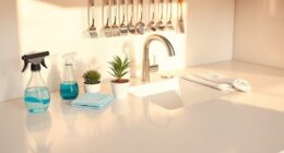 maintain surface cleanliness regularly