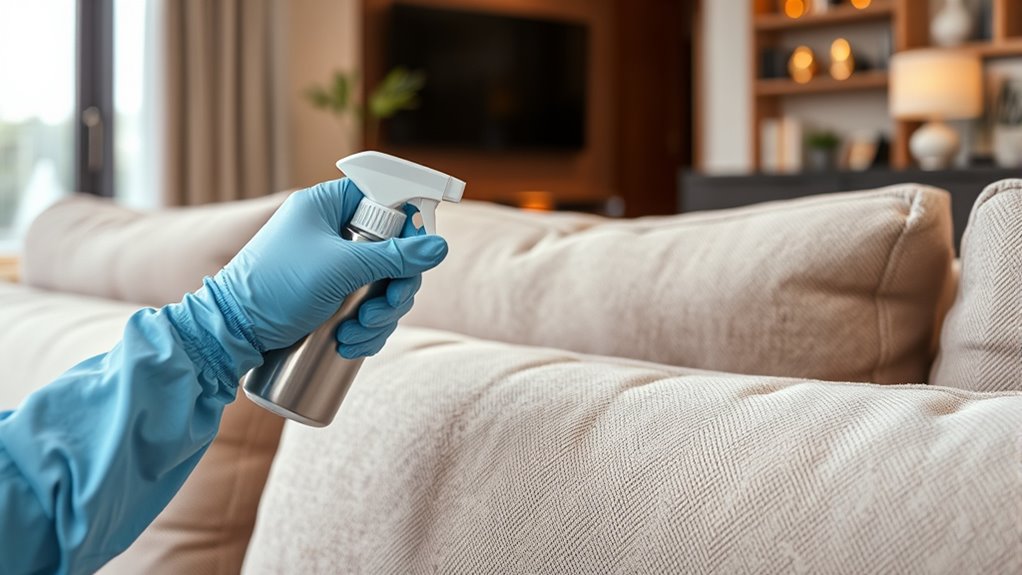 maintaining upholstery between cleans