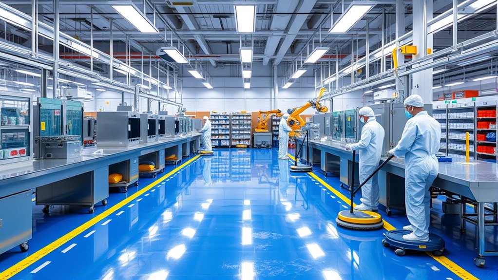 manufacturing cleaning zone zones