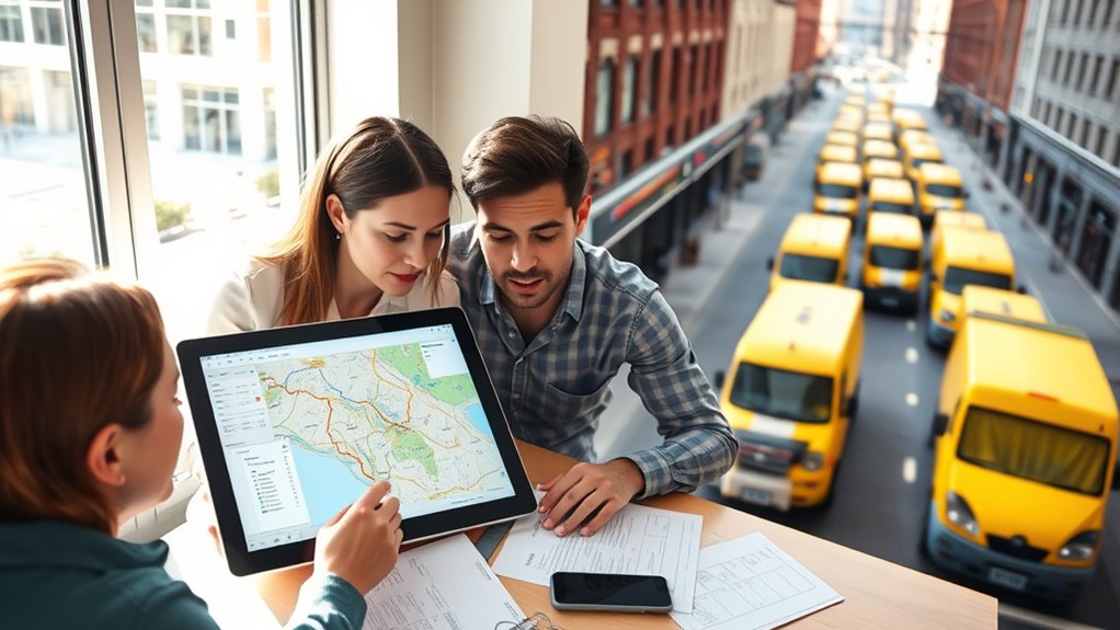 optimize routes and maintenance