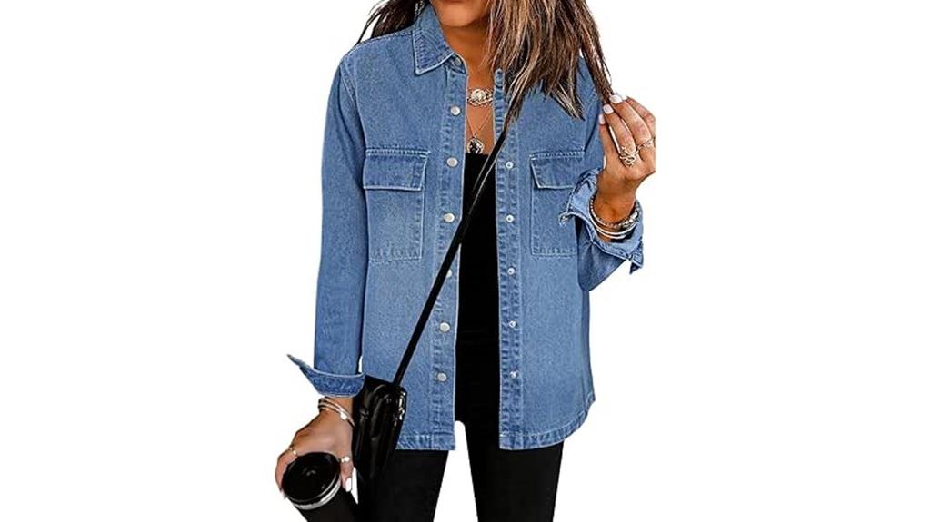 oversized women s denim jacket