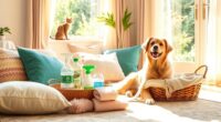 pet safe holiday cleanup