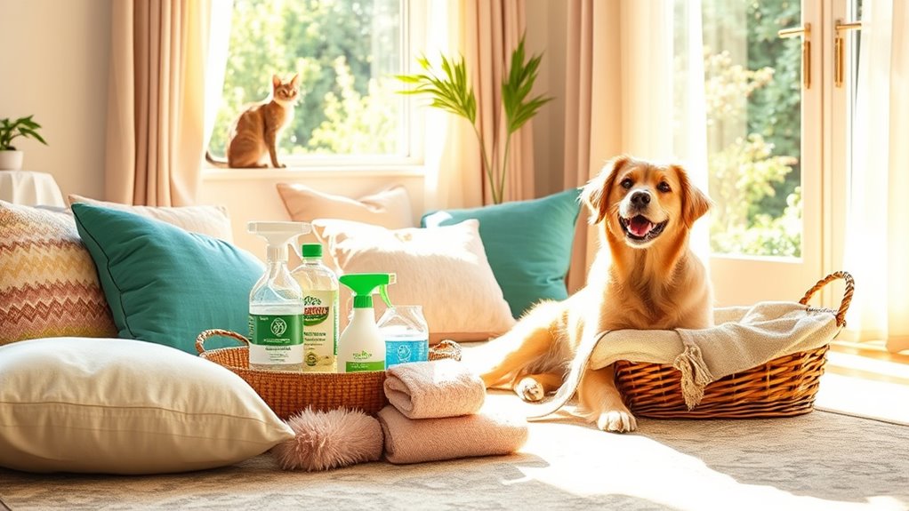 pet safe holiday cleanup