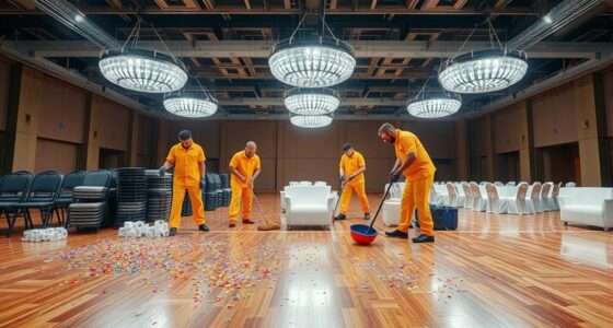 post event cleanup expectations