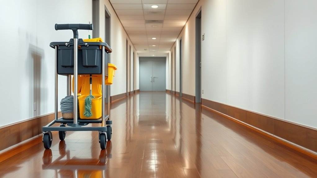 prevent slips through proper cleaning