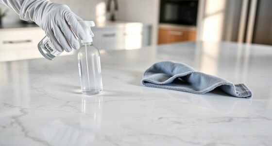 proper quartz countertop cleaning