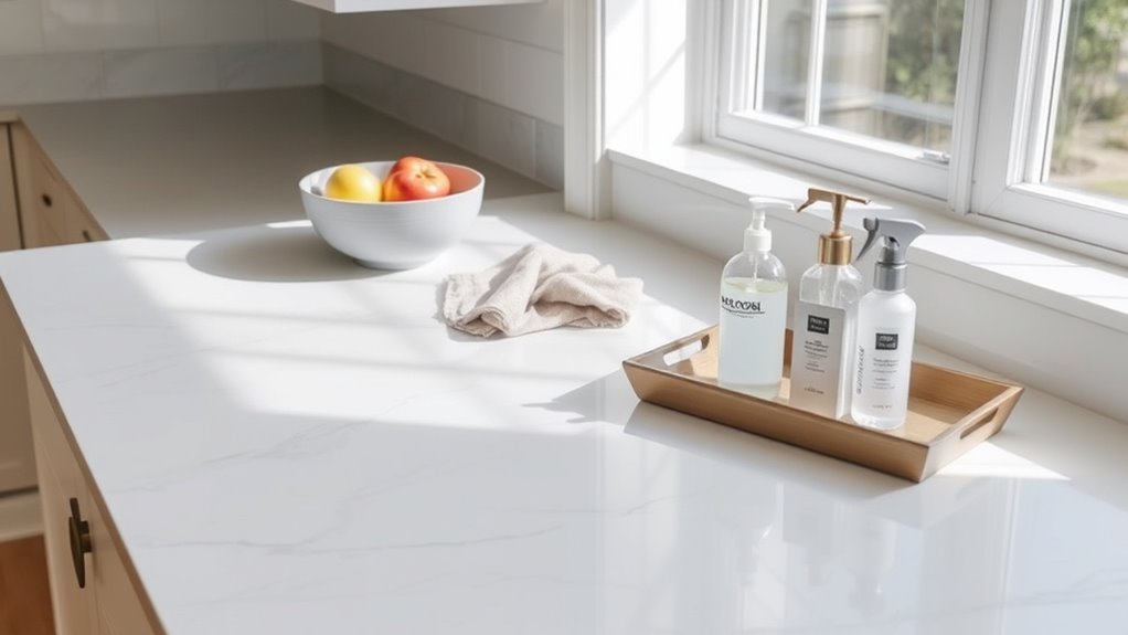 proper surface cleaning routine