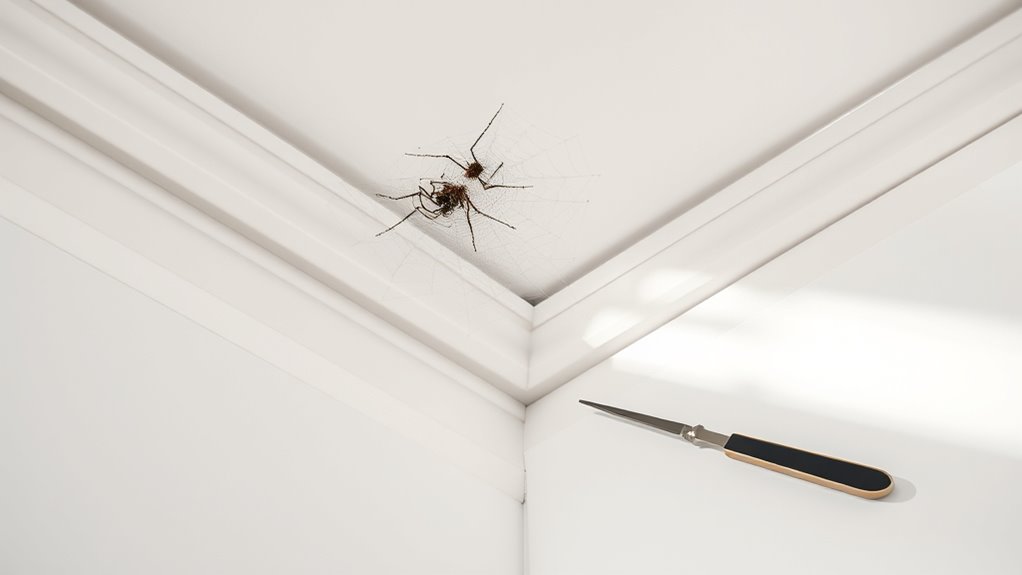 regular cleaning prevents cobwebs