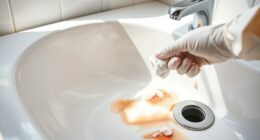 remove rust from sinks
