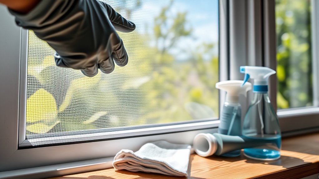 remove wash reinstall screens