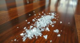 removing salt stains from floors