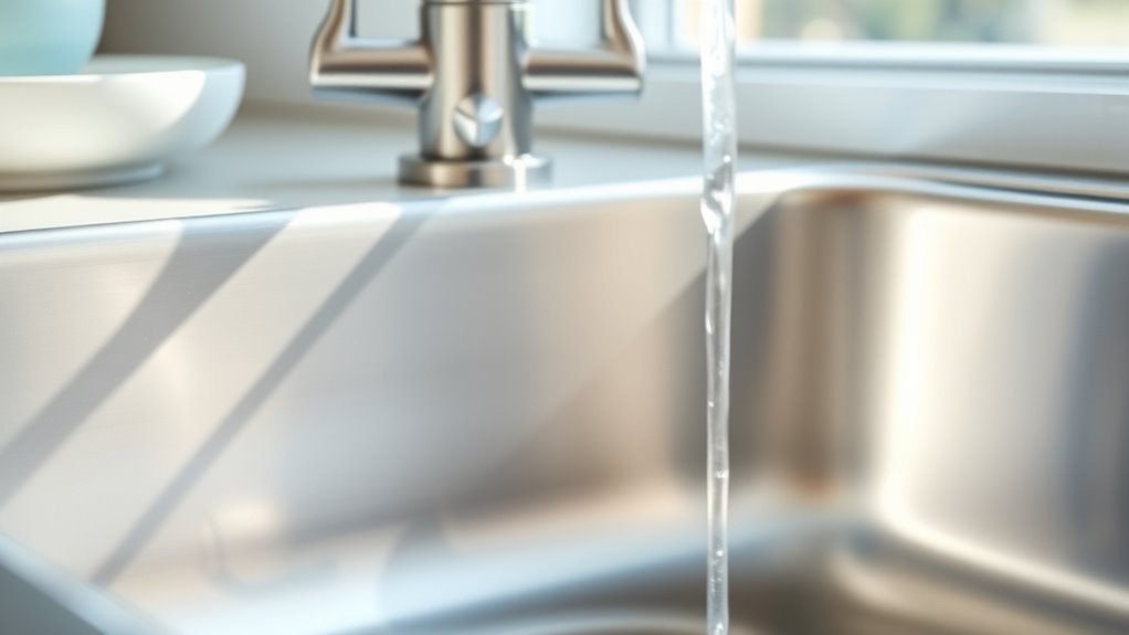 shining stainless sink routine