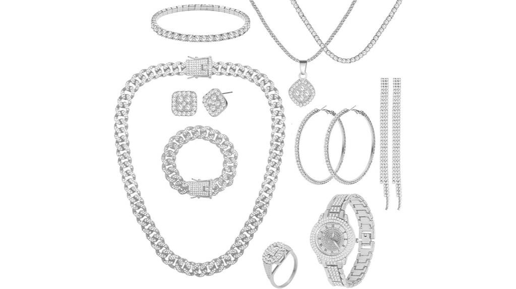 silver jewelry set