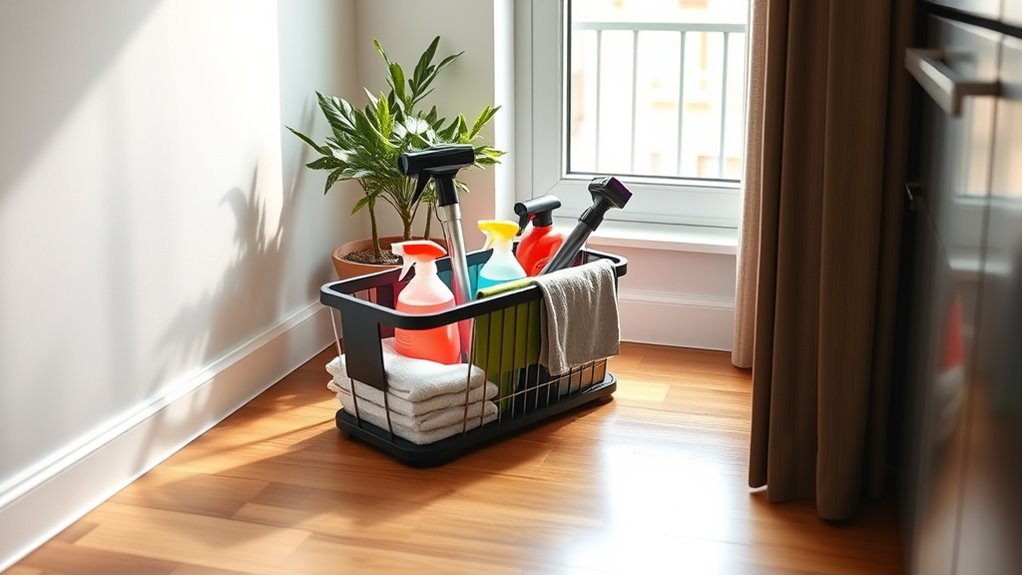 small apartment cleaning tips