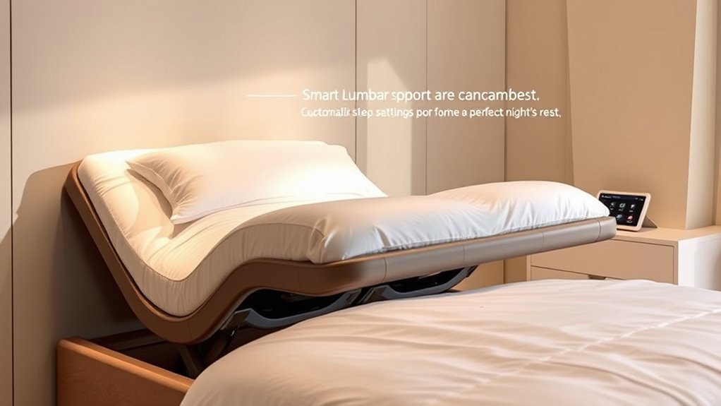 smart adjustable bed features