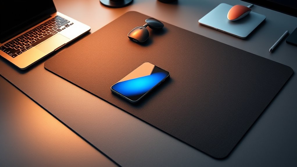 smart desk mats with wireless charging