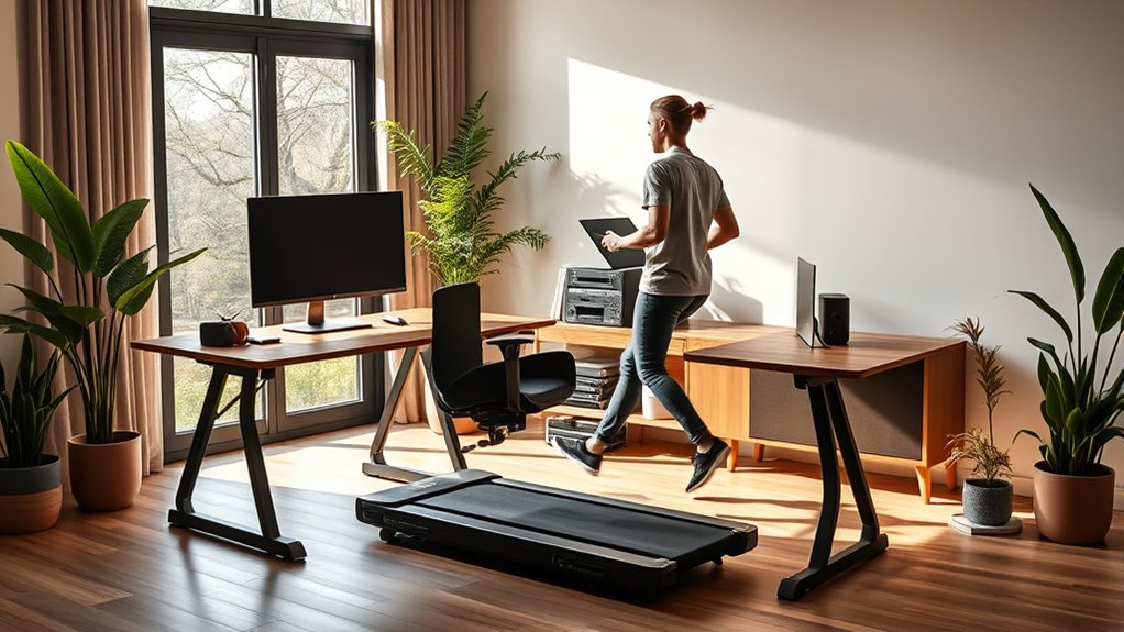 smart treadmill desk setups