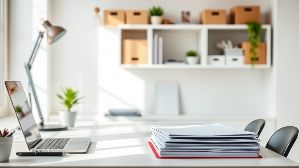 start with decluttering first