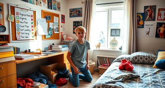 teen room cleaning checklists