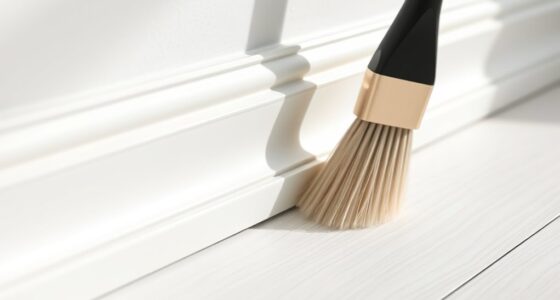thorough baseboard and trim cleaning