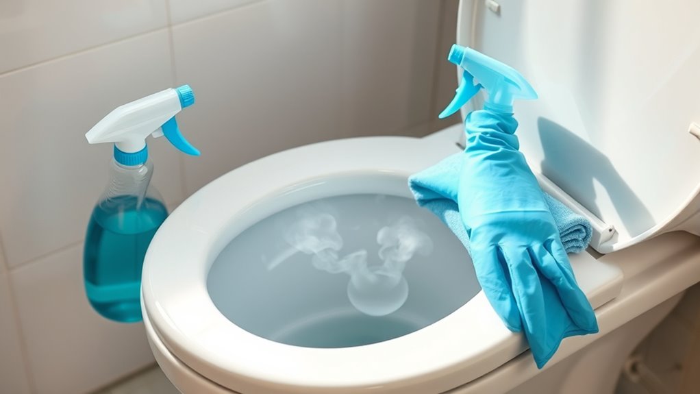 thorough toilet cleaning routine