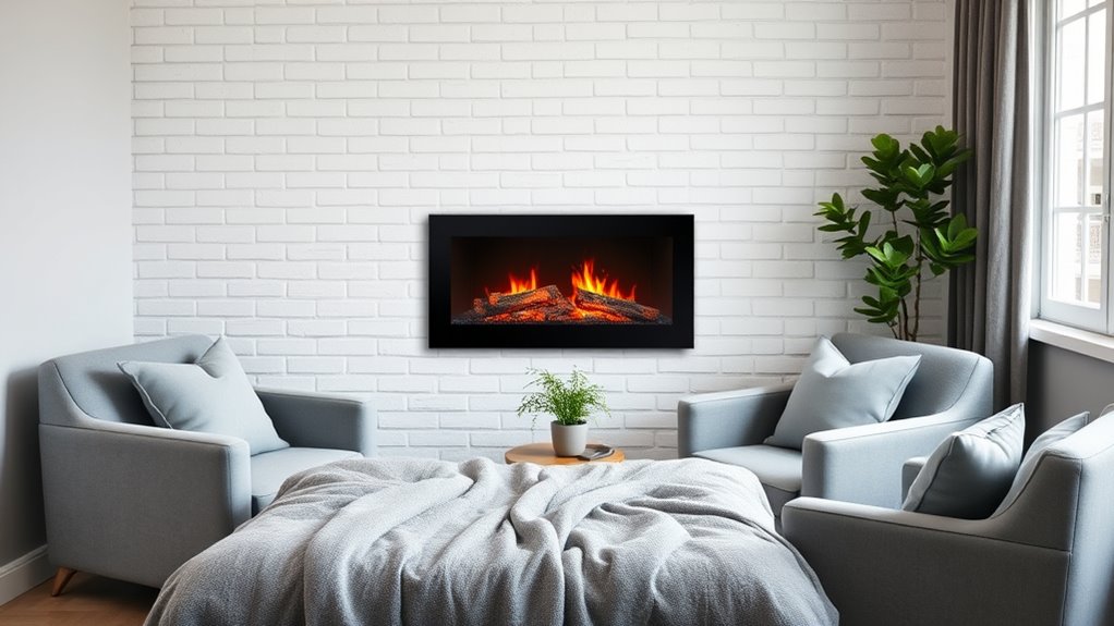 top apartment electric fireplaces