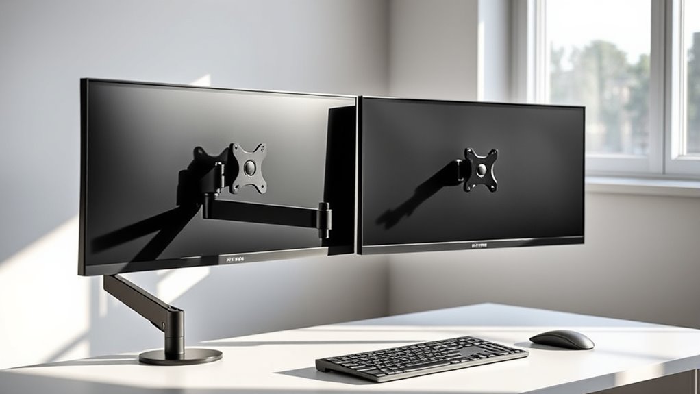 top dual monitor mounts
