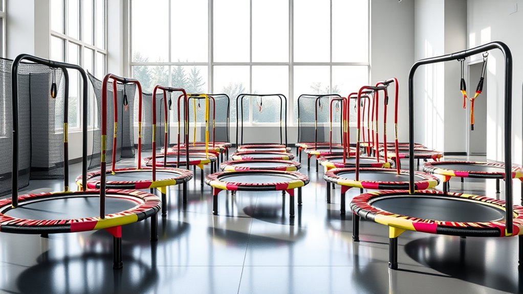 top premium trampoline workout sets