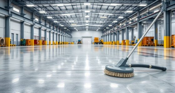 warehouse cleaning and dust management