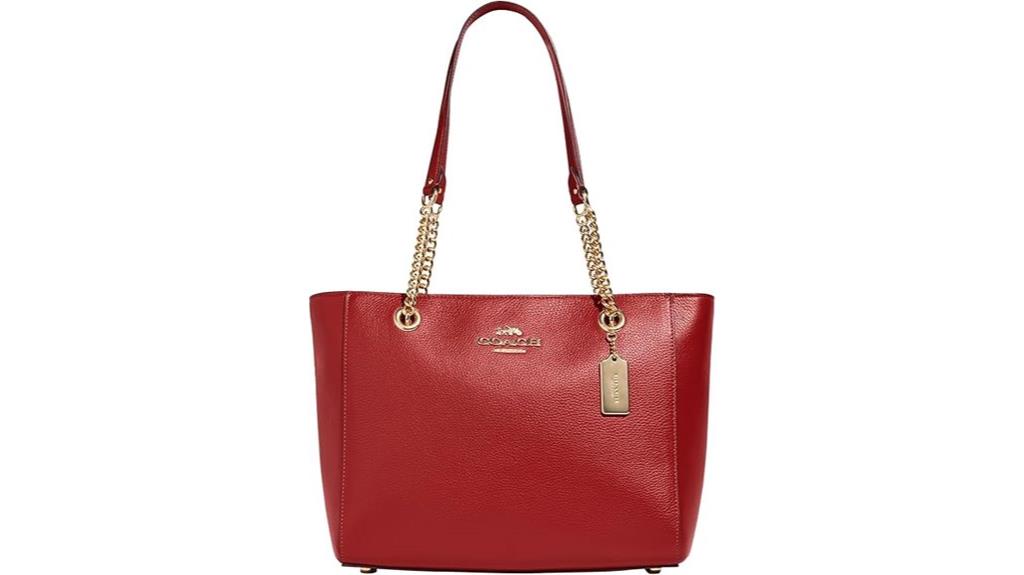 women s coach chain tote