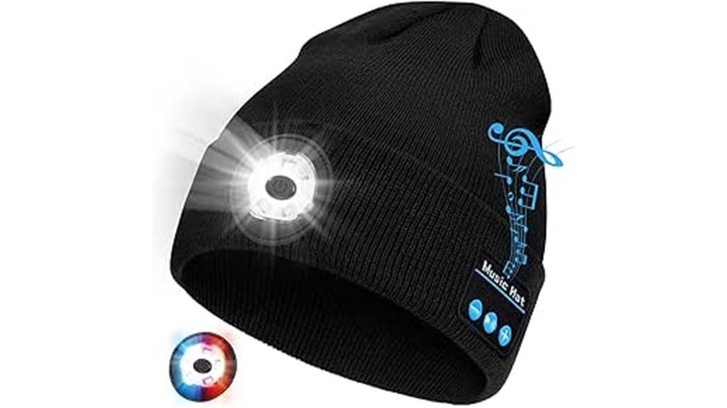 bluetooth beanie with lights