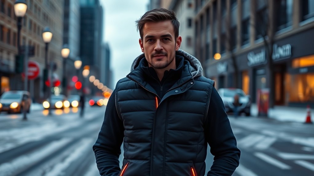 key heating vest features