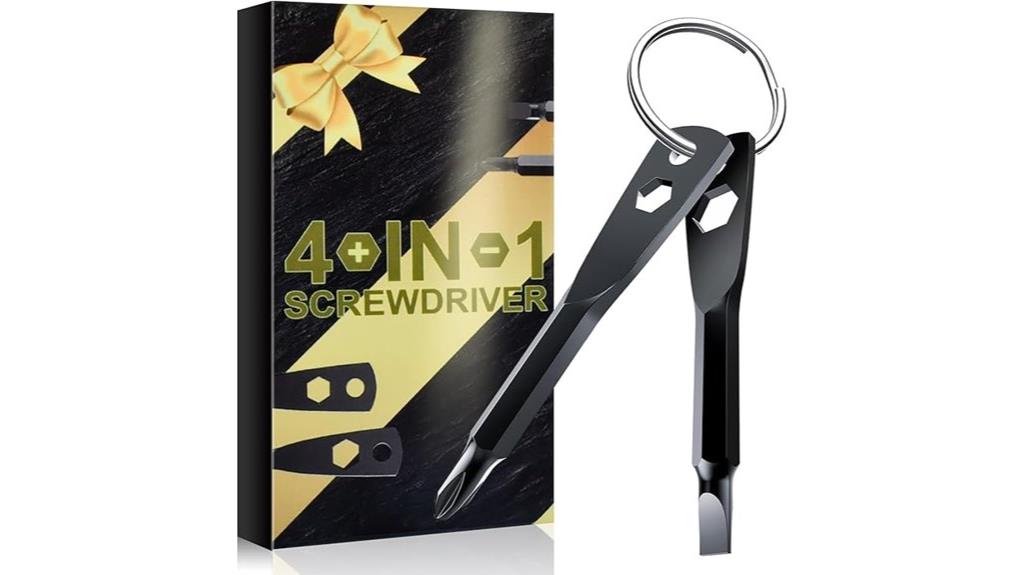 multifunctional men s keychain tools