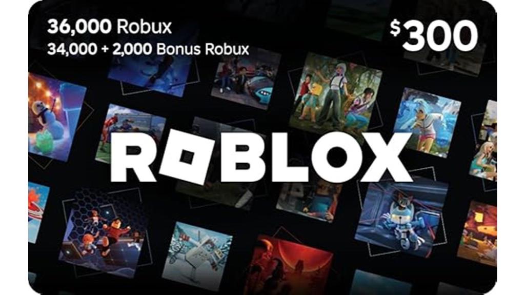 roblox gift card 36000 robux
