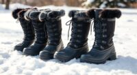 stylish warm waterproof snow boots