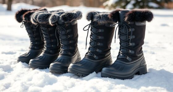 stylish warm waterproof snow boots
