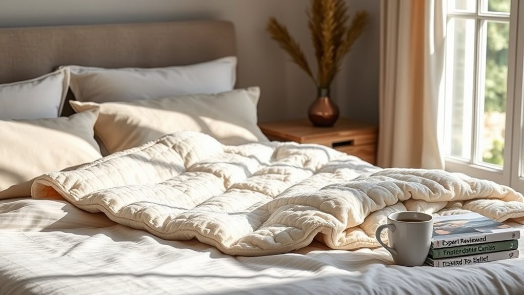 top anxiety relief weighted blankets